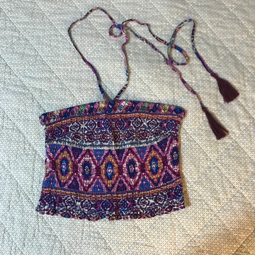 Bandeau crop top